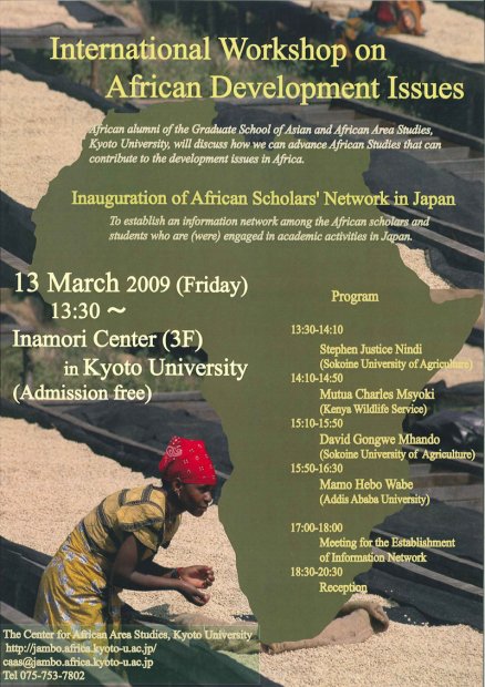 2009/03/13:African Developement Issues