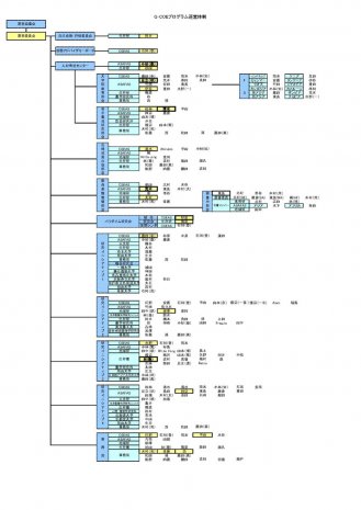 グローバルCOEプログラム運営体制図_日本語