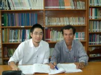 Personal Lesson of the Lao Language at Faculty of Letters, National University of Laos (May 2008, Mr. Shinichi Kawae)