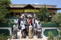 Workshop participants in front of the Harari Cultural Center Hall

2008/09/17-18：シンポジウム:Preserving local knowledge in the Horn of Africa 