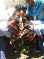 Green club among school students – creating awareness among local students
(Date taken: / Place: / Taken by Dr R.Arunachalam)
